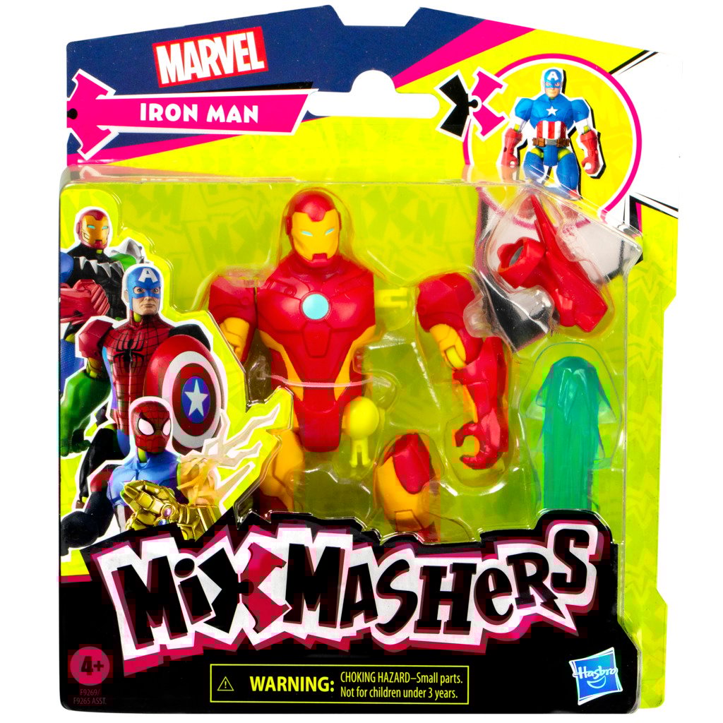 Figurina articulata, Marvel Avengers, Mixmashers, Iron Man, F9269