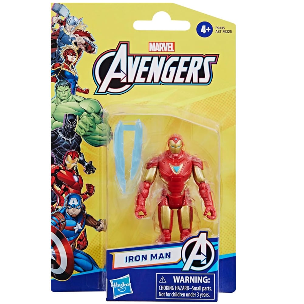 Figurina si accesoriu, Marvel Avengers, Iron Man, 10 cm