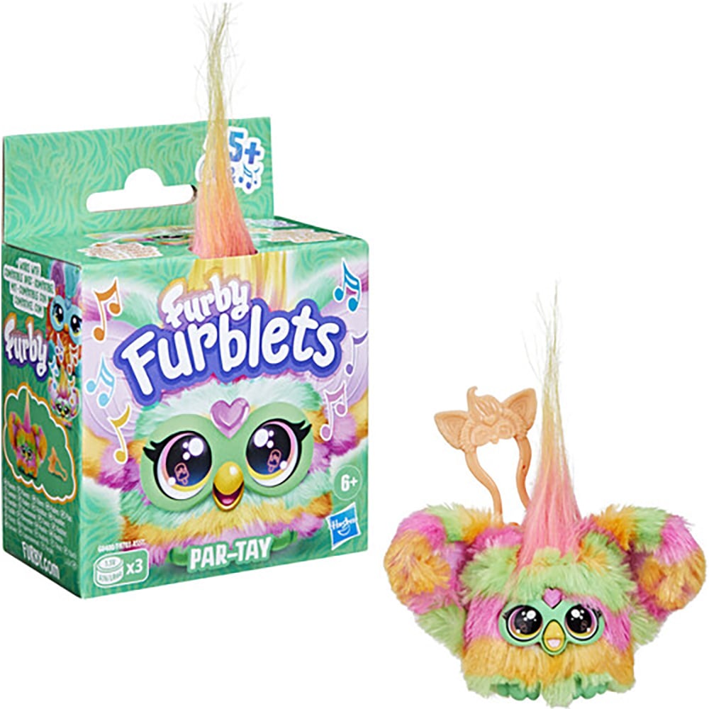 Jucarie de plus interactiva, Furby Furblets, Par-Tay, 5 cm