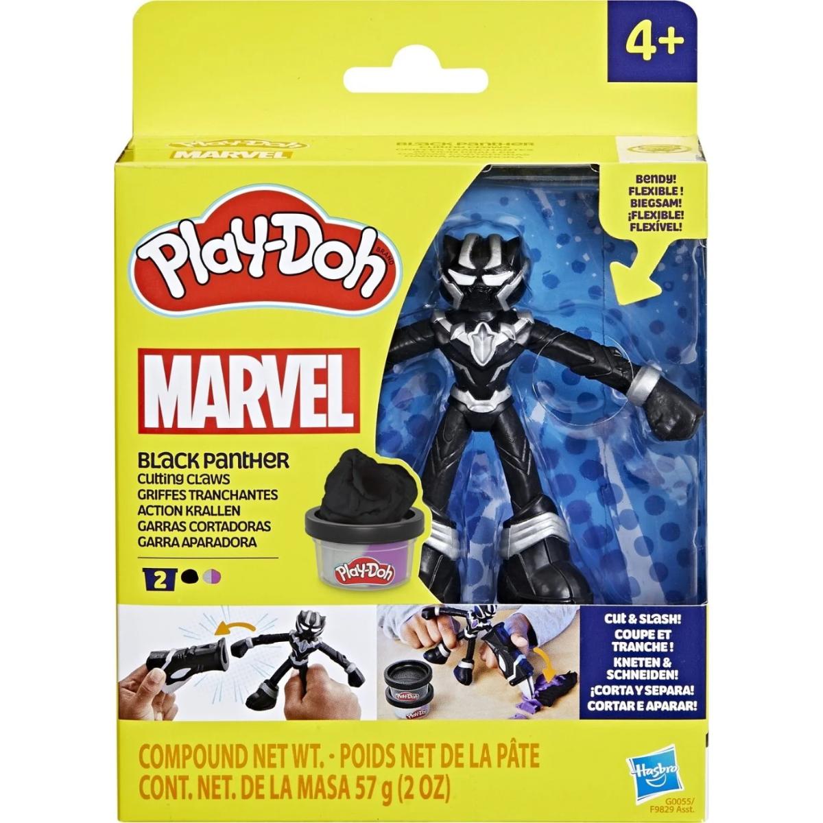 Set de joaca cu figurina, Play-Doh, Marvel Black Panther, G0055