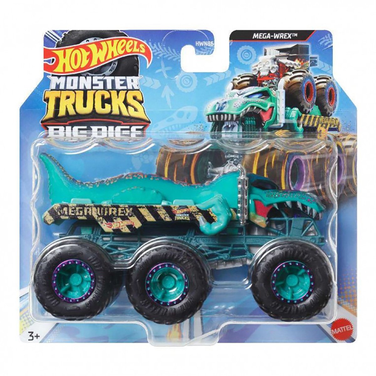 Masinuta Hot Wheels Monster Truck, Big Rigs, 1:64, HWN86