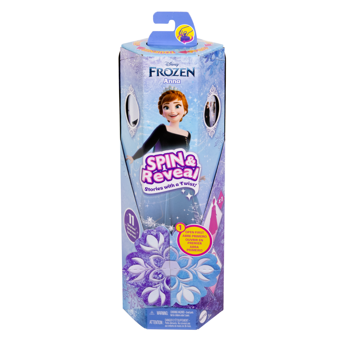 Papusa Disney Frozen, Spin And Reveal, Anna, HXD27