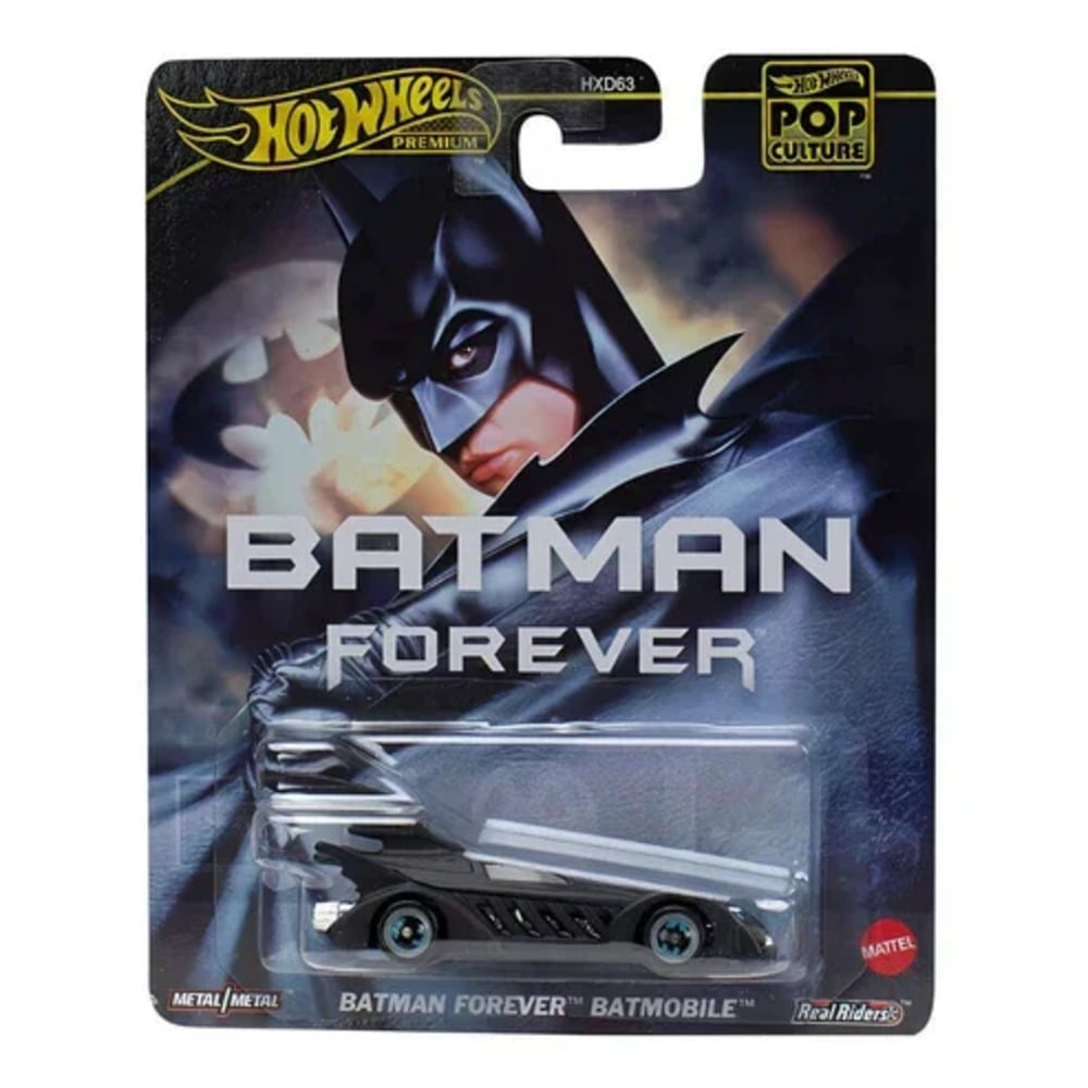 Masina metalica, Hot Wheels Premium, Pop Culture, Batmobile, Batman Forever, HVJ39