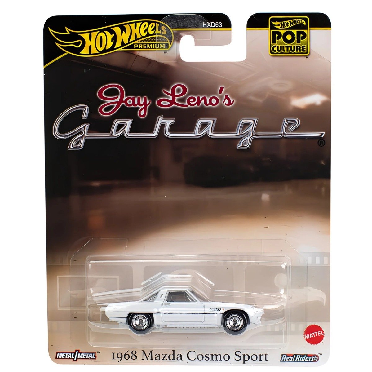 Masina metalica, Hot Wheels Premium, Pop Culture, Jay Lenos Garage, Mazda Cosmo Sport, JBL66