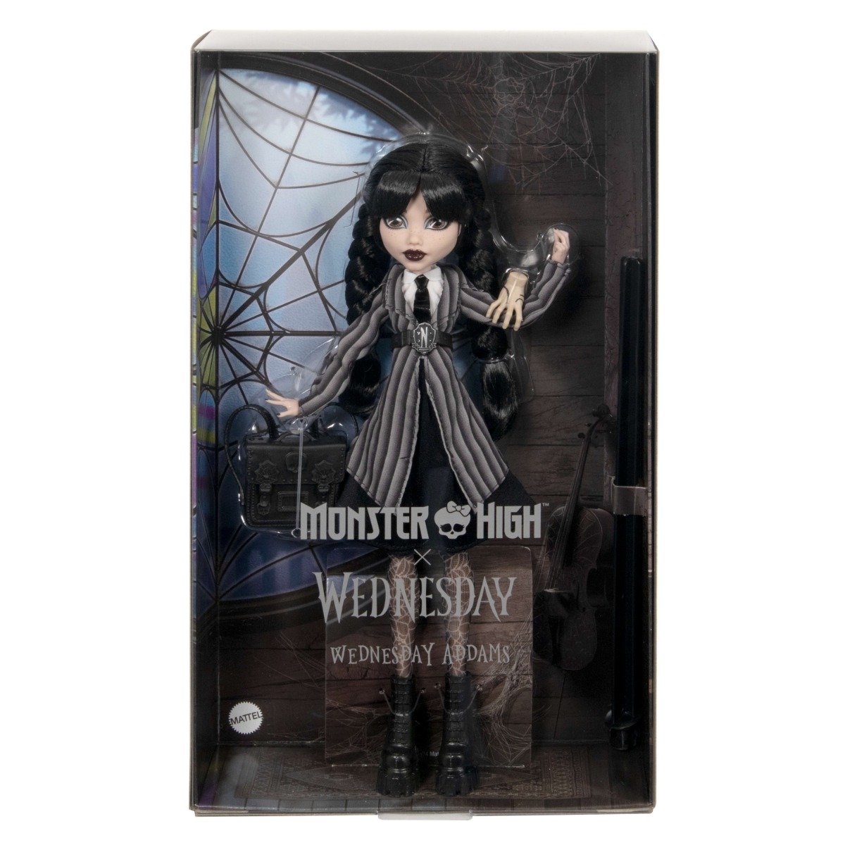 Papusa Monster High, Wednesday Addams, HXJ04