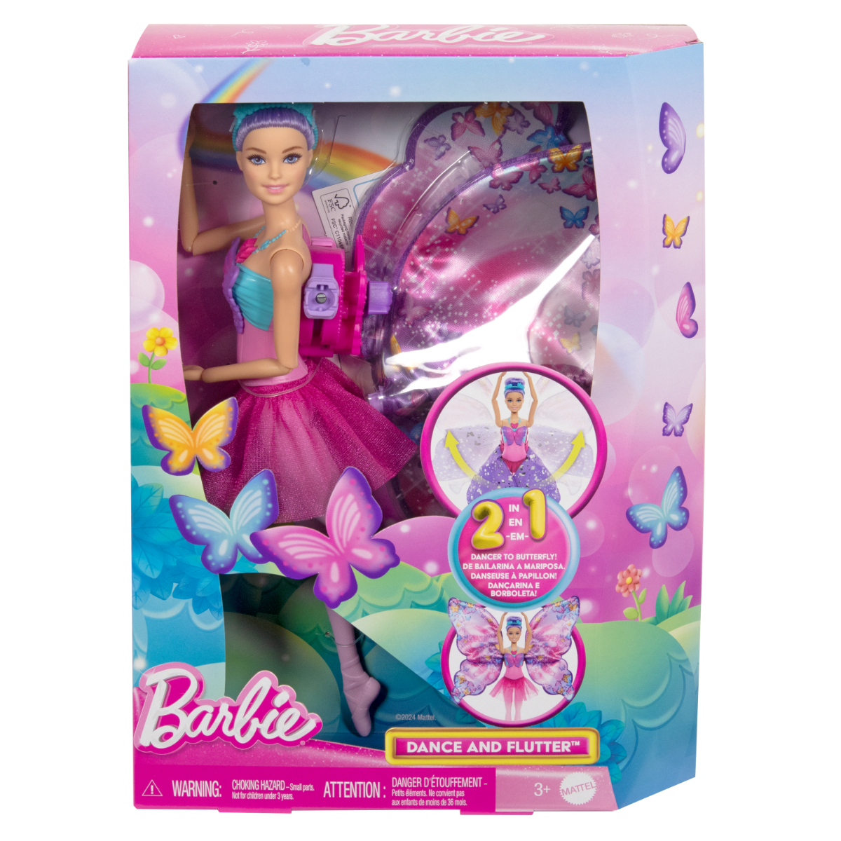 Papusa balerina, Barbie, Dance and Flutter, HXJ10