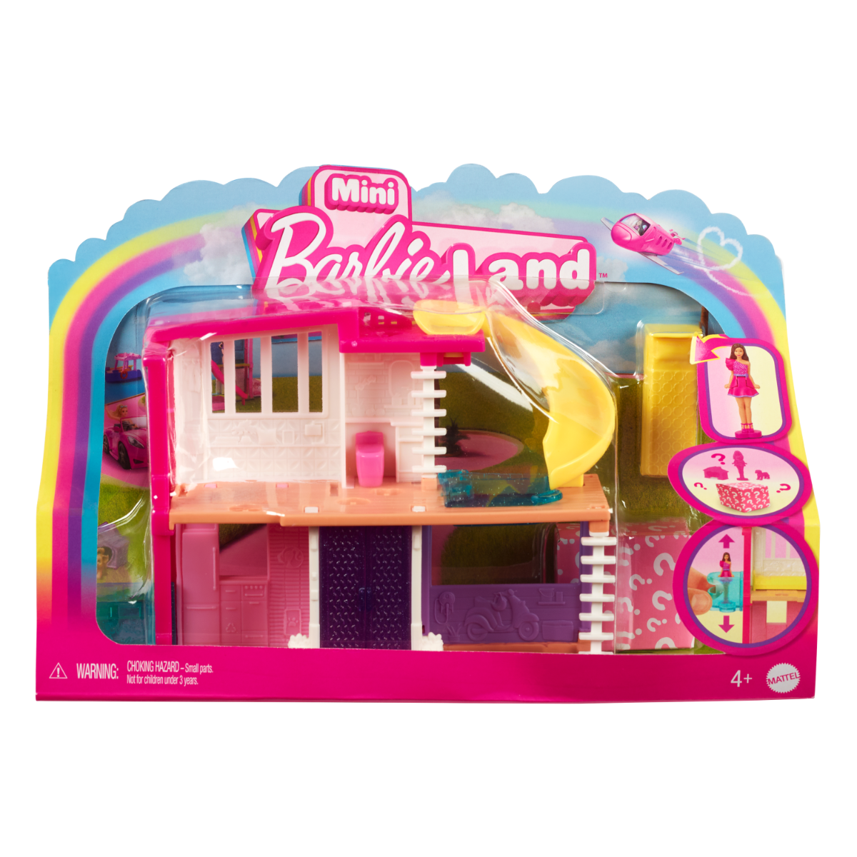 Set de joaca casuta si papusa Barbie, Mini Barbieland, HYF44