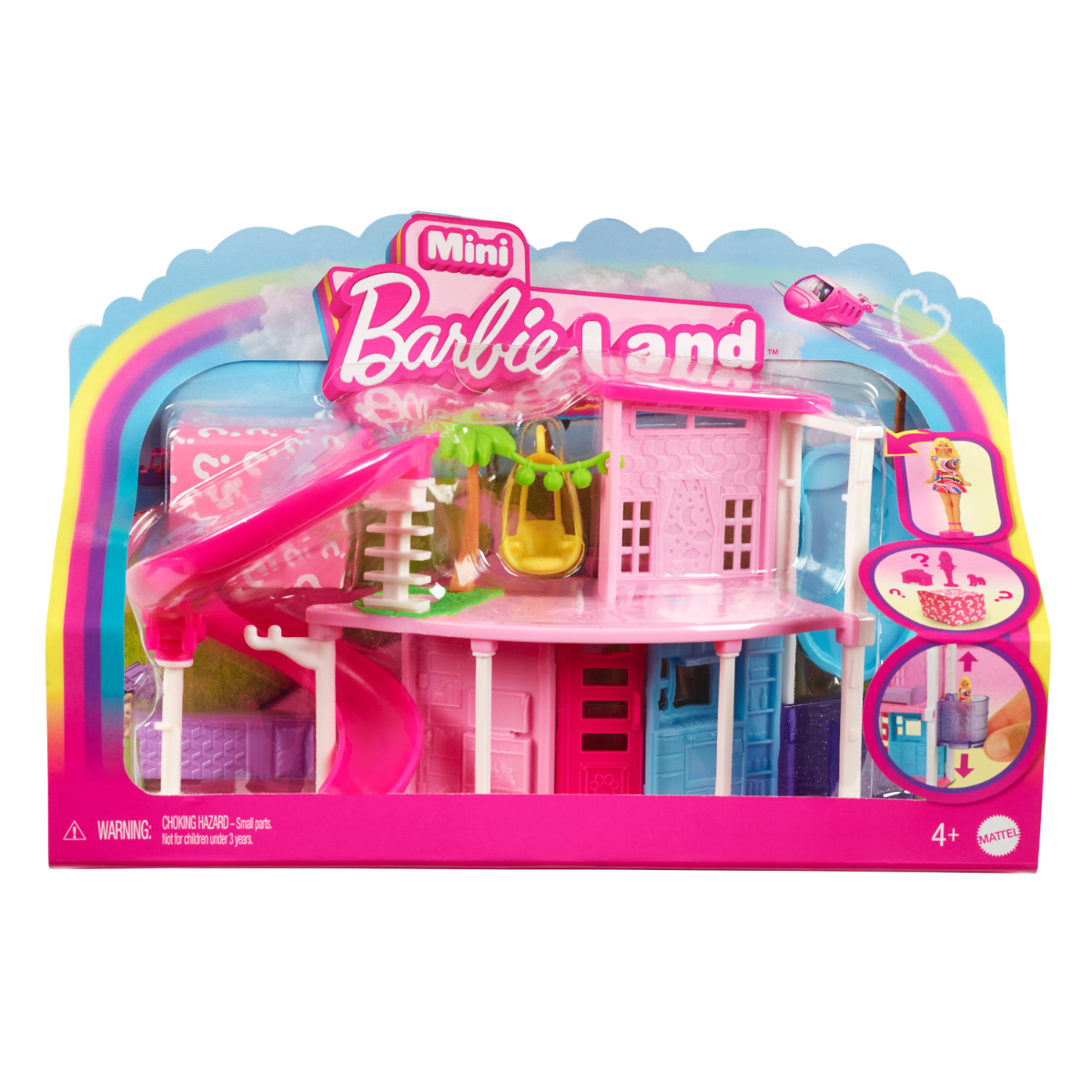 Set de joaca casuta si papusa Barbie, Mini Barbieland, HYF45