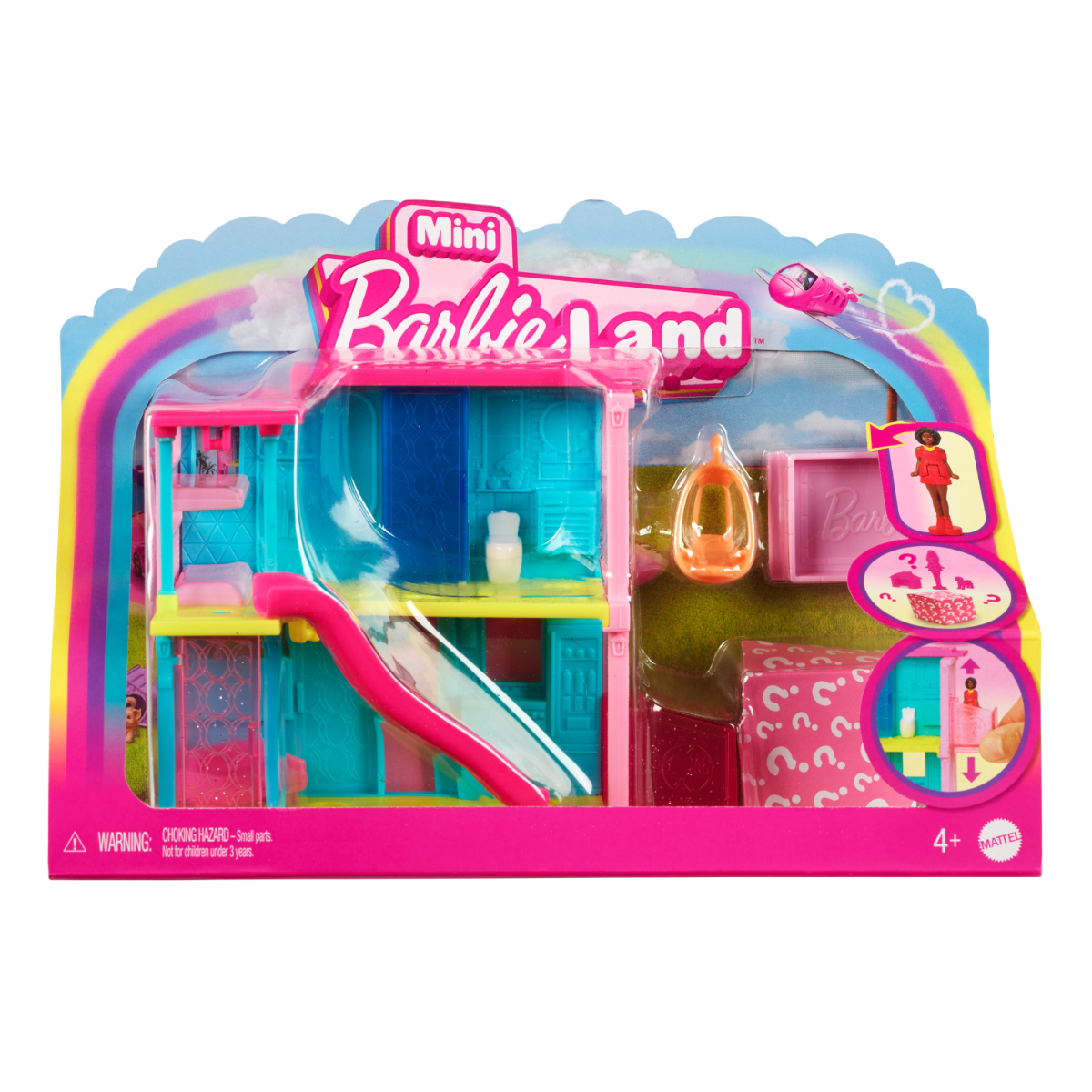 Set de joaca casuta si papusa Barbie, Mini Barbieland, HYF46