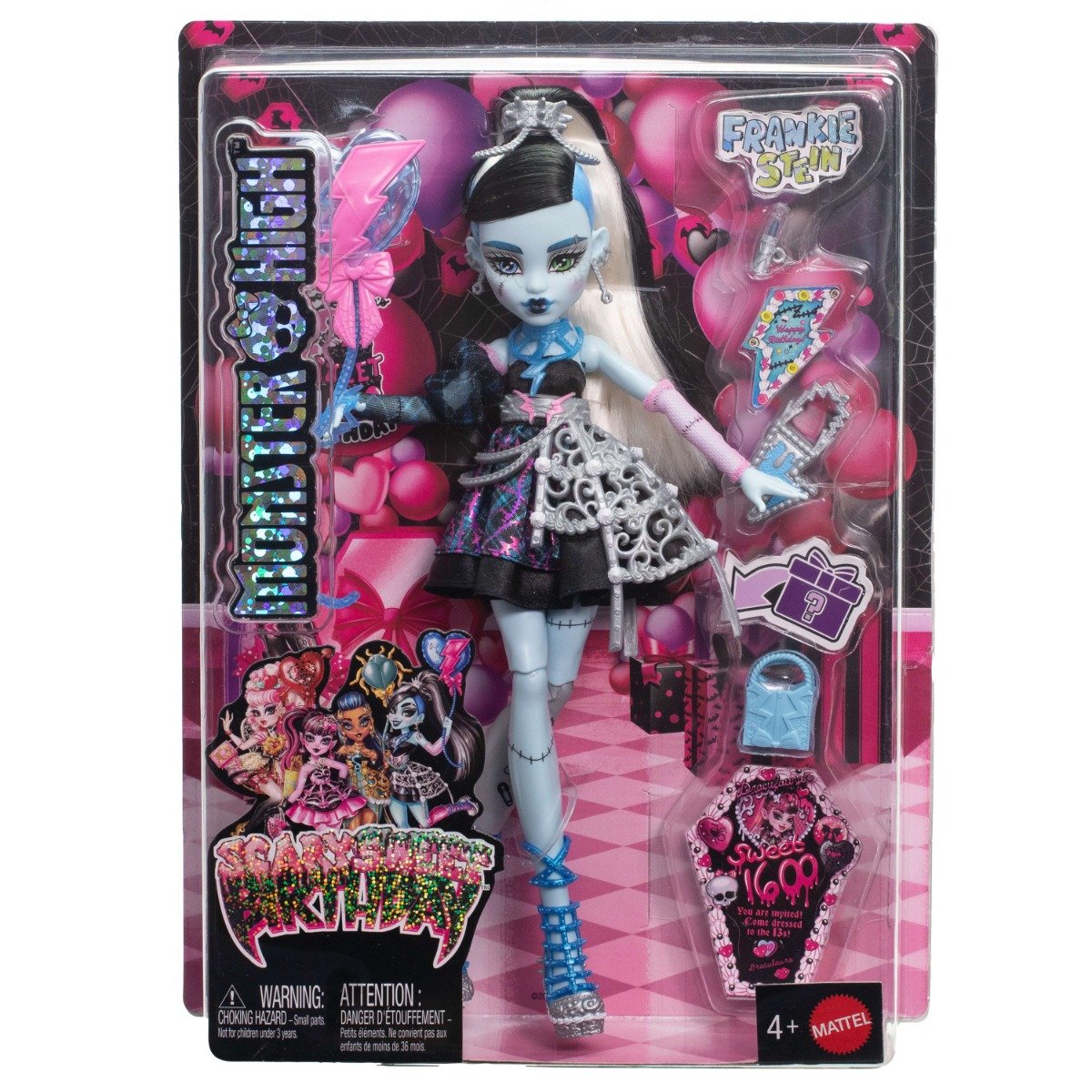 Papusa Monster High, Scary Sweet Birthday, Frankie Stein, JBG75