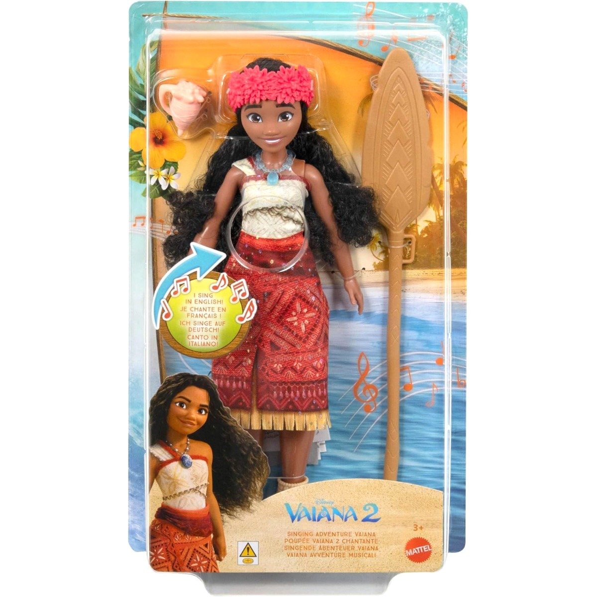 Papusa cu sunete, Disney Princess, Vaiana 2, JBT61