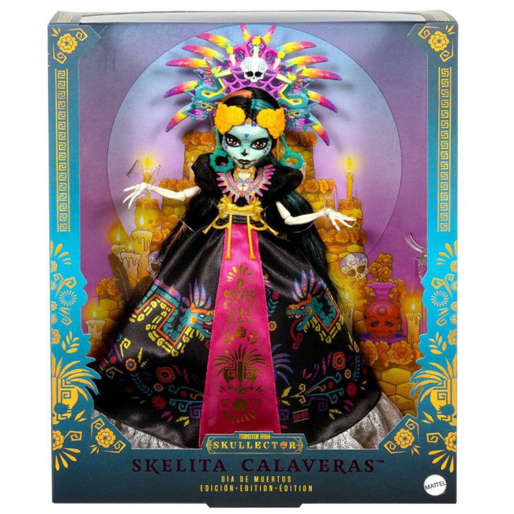 Papusa Monster High, Skelita Calaveras, Dia De Muertos, JDR63