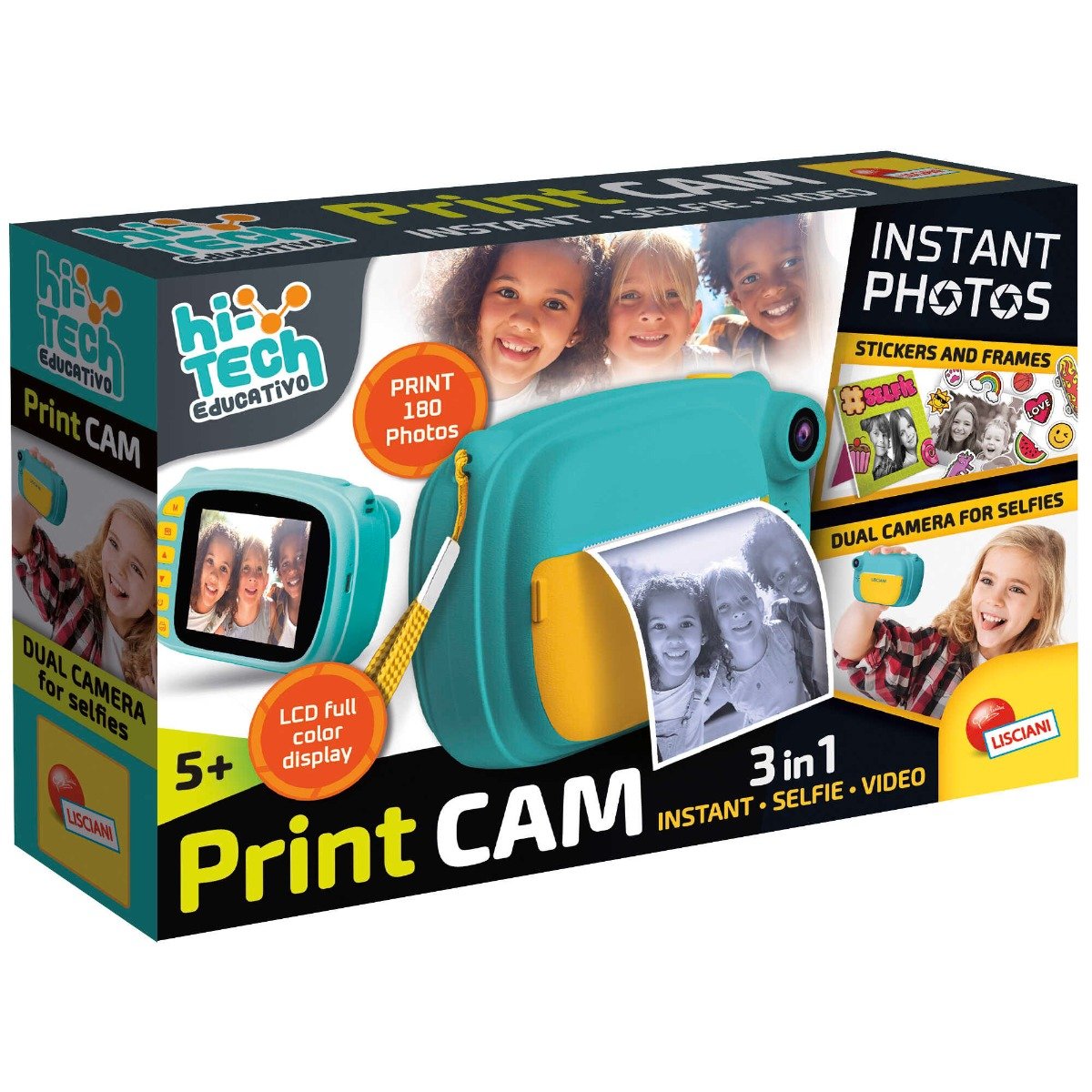 Camera foto instant 3 in 1, Lisciani, Print Cam