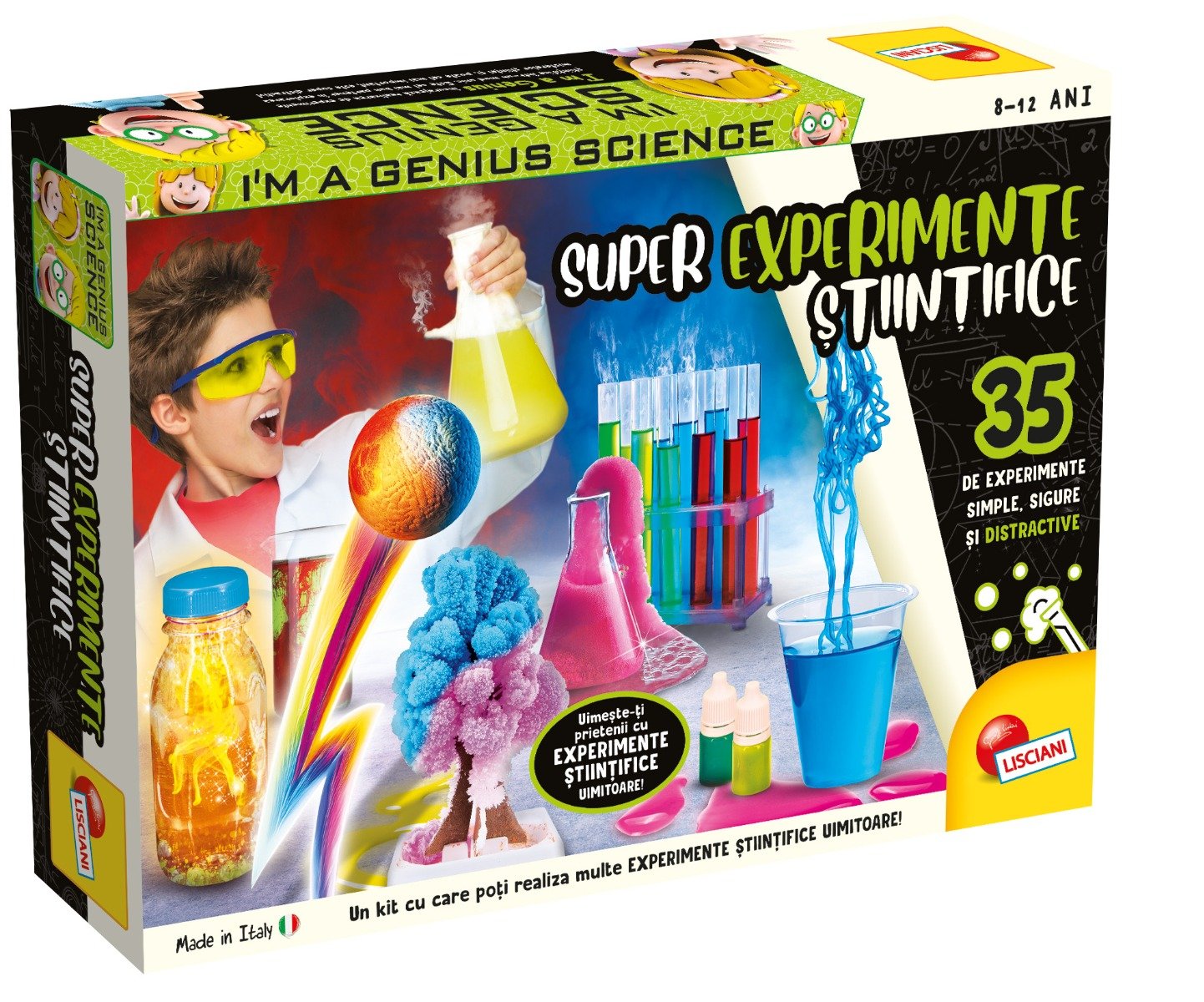 Set de experimente, Lisciani, 35 experimente stiintifice