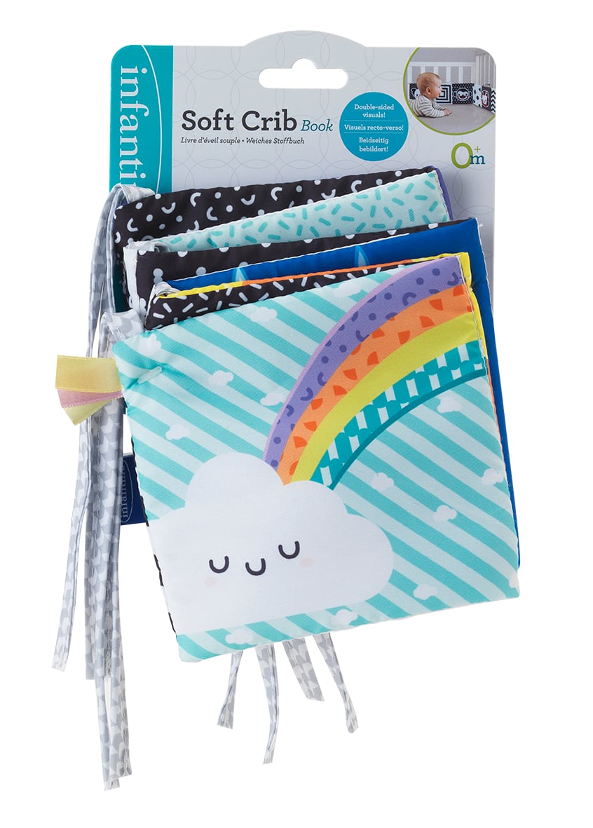Carticica moale cu activitati pentru dentitie, Infantino, Soft Crib