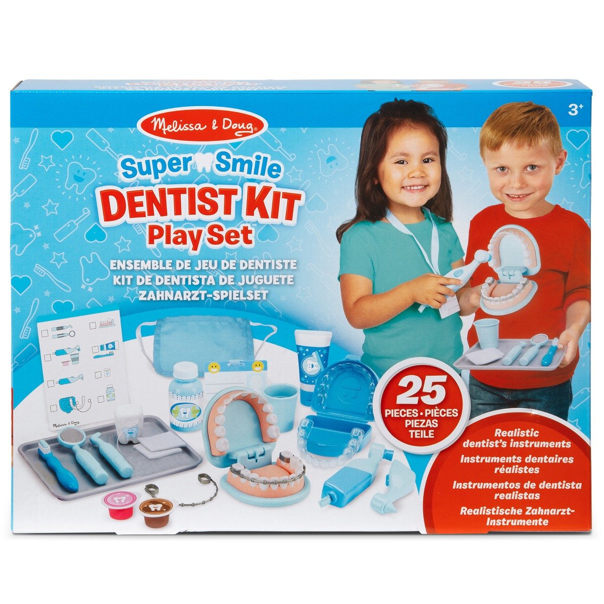 Set de joaca, Melissa & Doug, La Stomatolog, 25 piese, 6074886