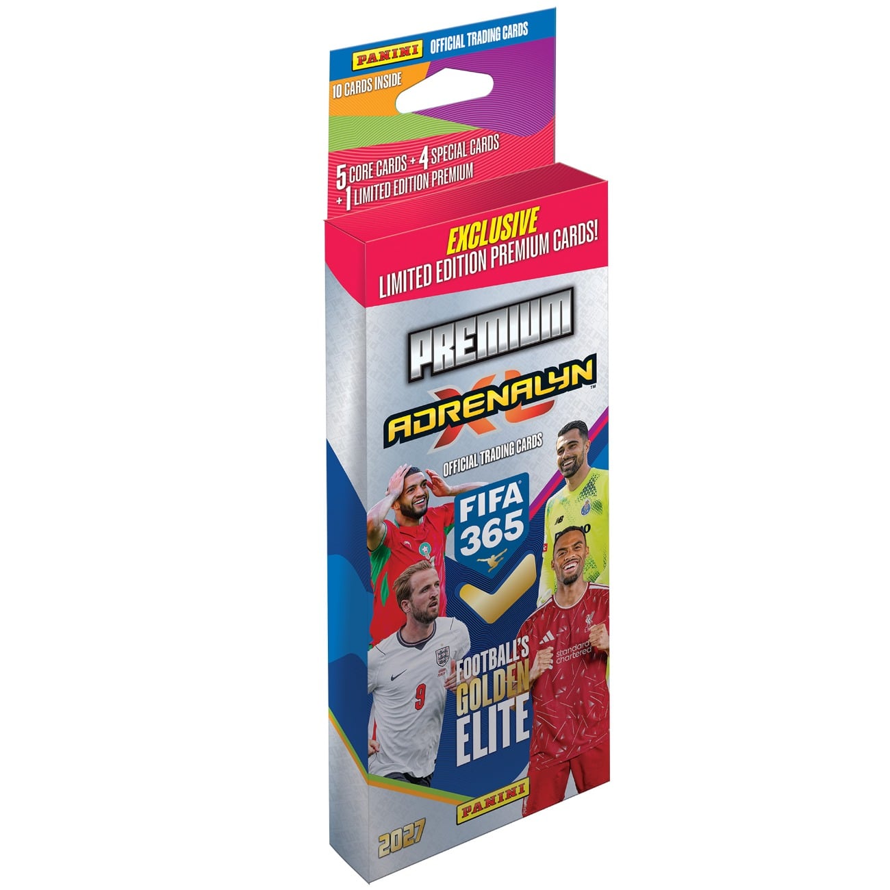 Set 10 cartonase, Panini, FIFA 365 Adrenalyn XL 2027, Ecoblister Premium Gold