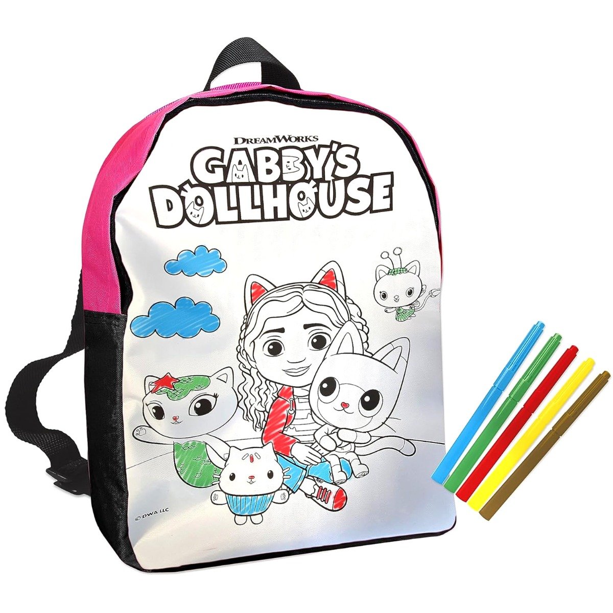 Rucsac de colorat, Gabbys Dollhouse