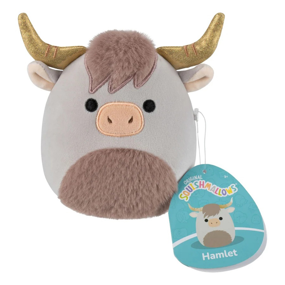 Jucarie de plus, Squishmallows, Squad S32, Hamlet, 12 cm - Imagine 1