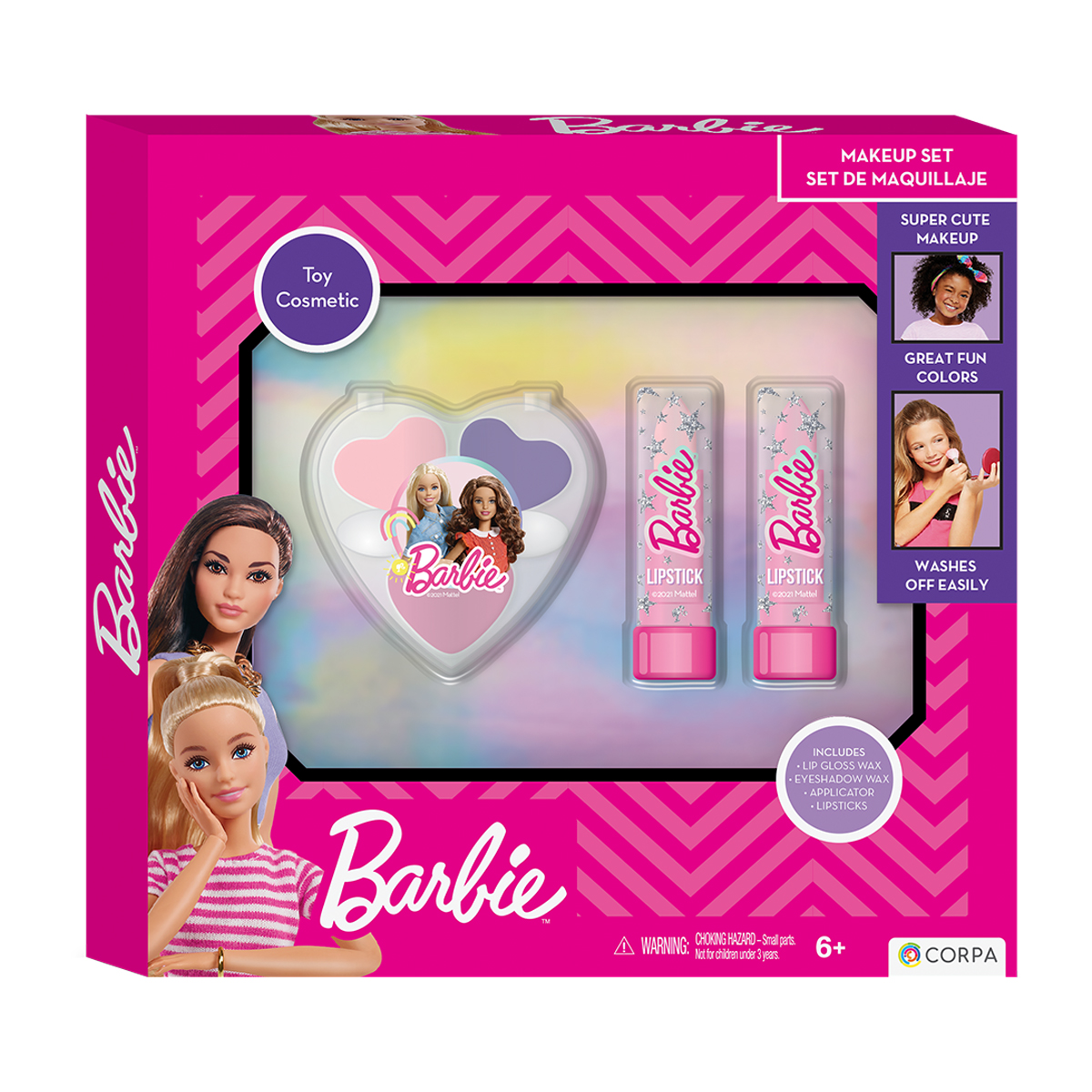 Set mini de machiaj, Barbie