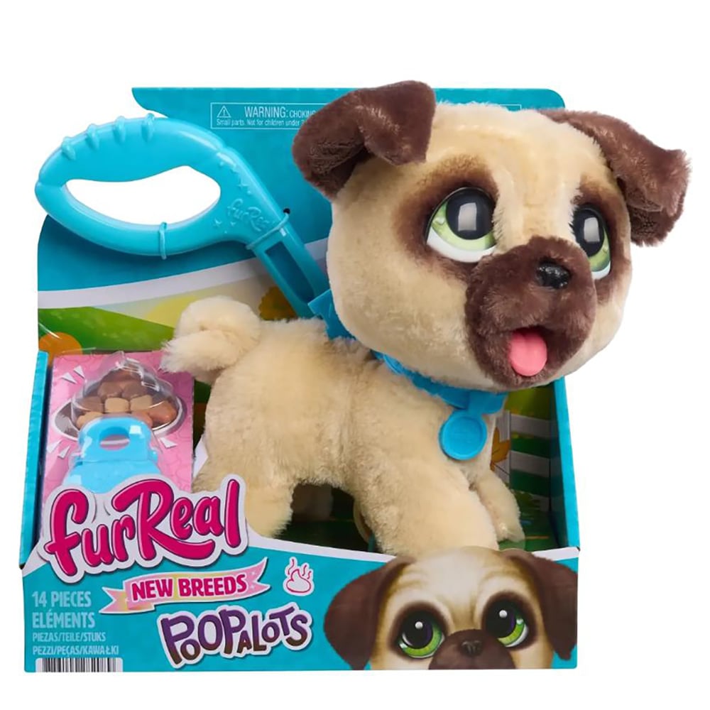 Jucarie de plus interactiva, FurReal, Poop-a-Lots Pug