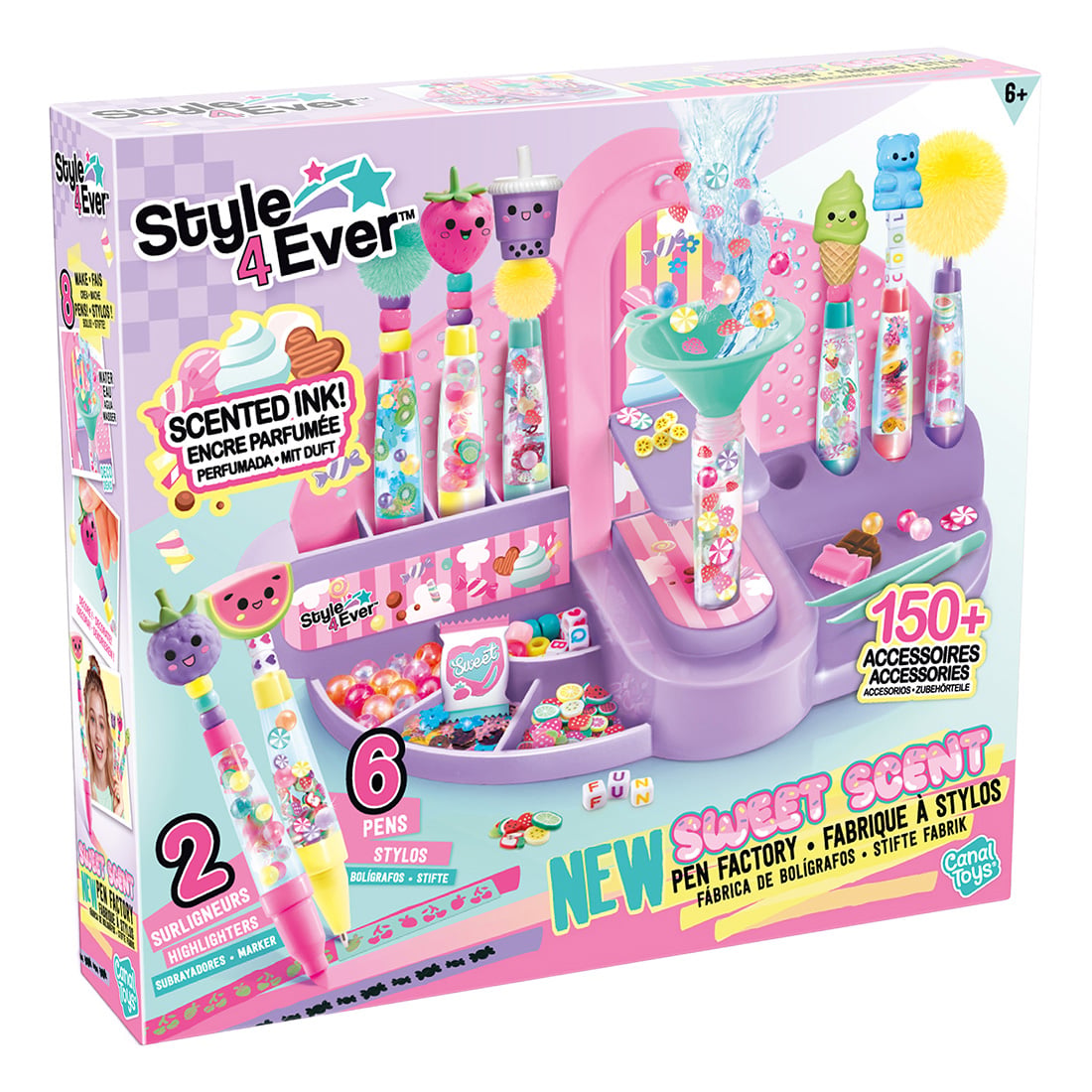 Set creativ 3In1, Style 4 Ever, Sweet Scent, Fabrica de pixuri