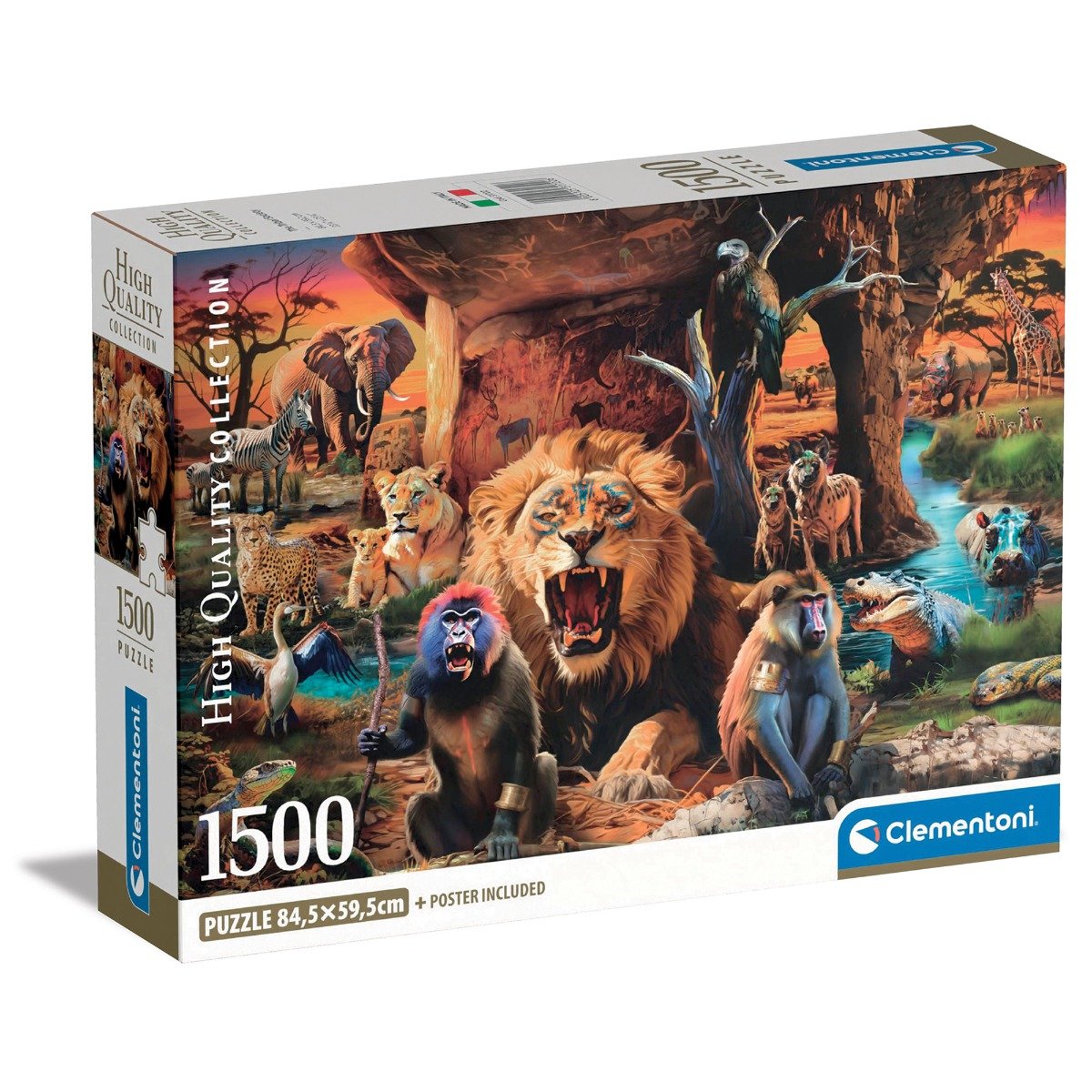 Puzzle Clementoni, The Tribal Society, 1500 piese