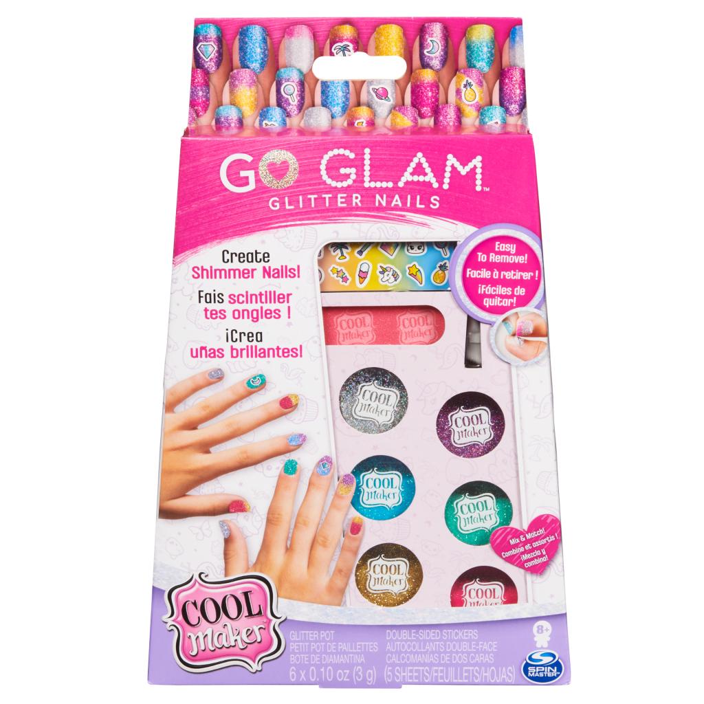 Set manichiura cu sclipici, Cool Maker, Go Glam Glitter Nails Jucarii de imitatie