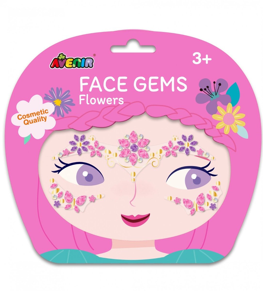 Pietre stralucitoare pentru fata, Avenir, Face Gems, Flori