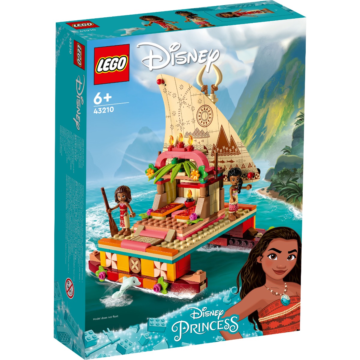 LEGO® Disney – Catamaranul polinezian al Moanei (43210) (43210) imagine noua responsabilitatesociala.ro