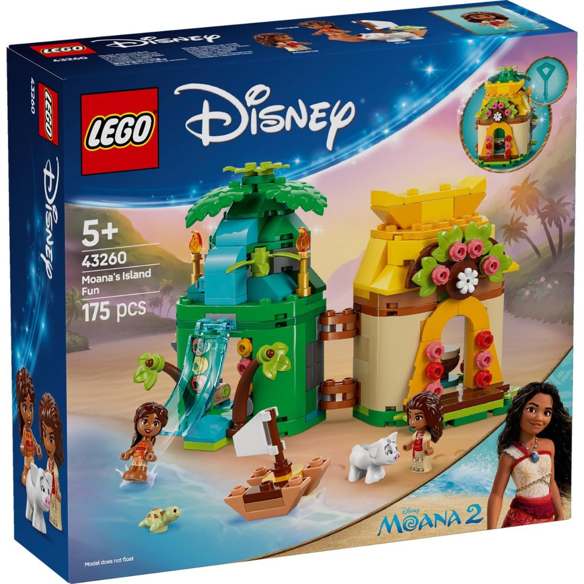 LEGOÂ® Disney Princess - Distractie pe insula Moanei (43260)