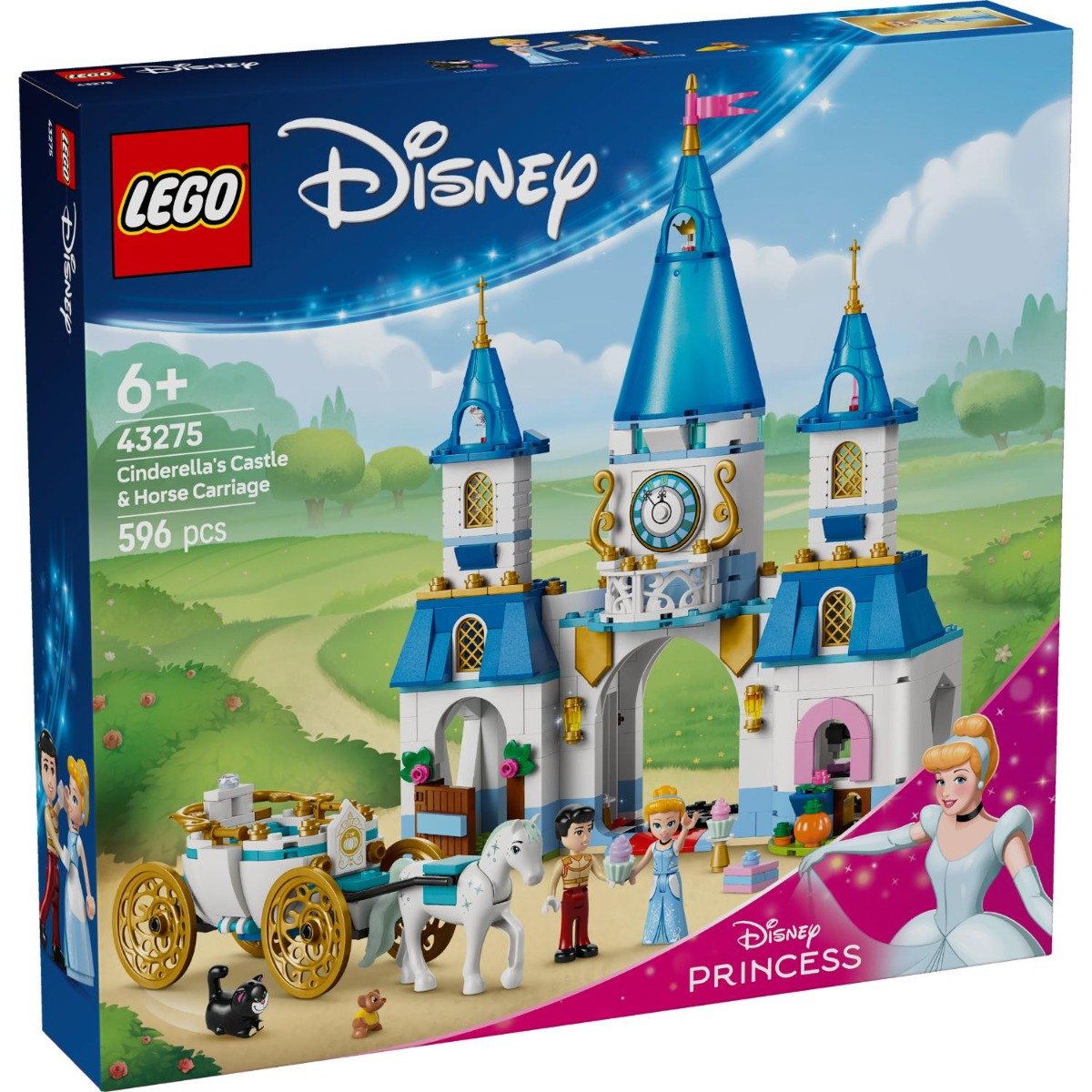 LEGOÂ® Disney Princess - Castelul si caleasca Cenusaresei (43275)