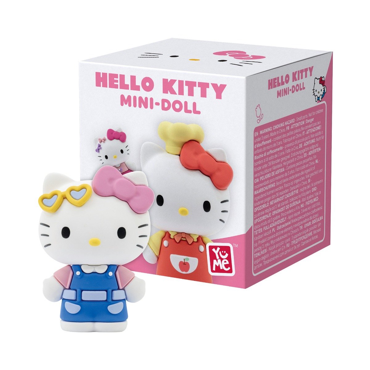 Mini figurina surpriza, Yume, Seria Cute outfits, Hello Kitty, 5 cm