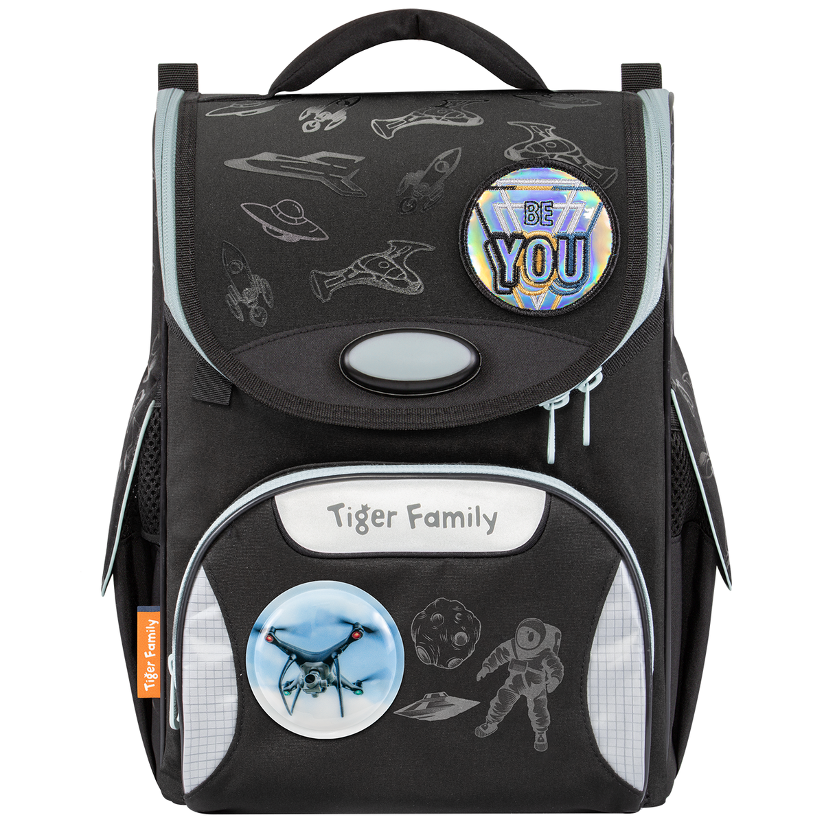 Ghiozdan neechipat, Tiger Family, Nature Quest, Space Vision, Go Ocean