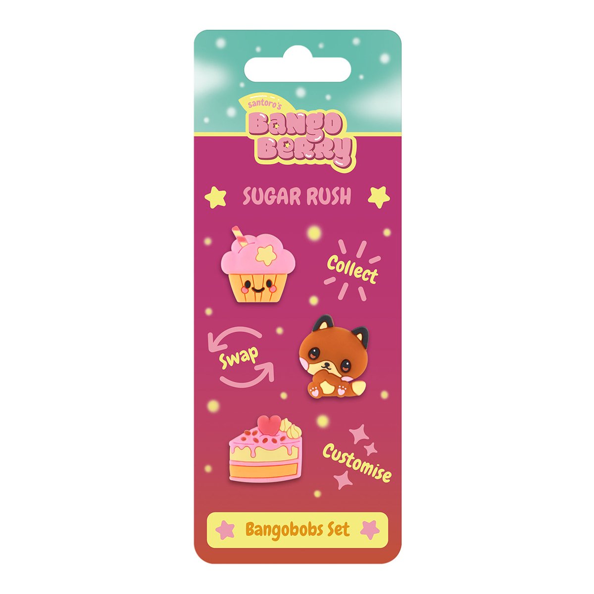 Set 3 accesorii Bangobobs, Bangoberry, Sugar Rush