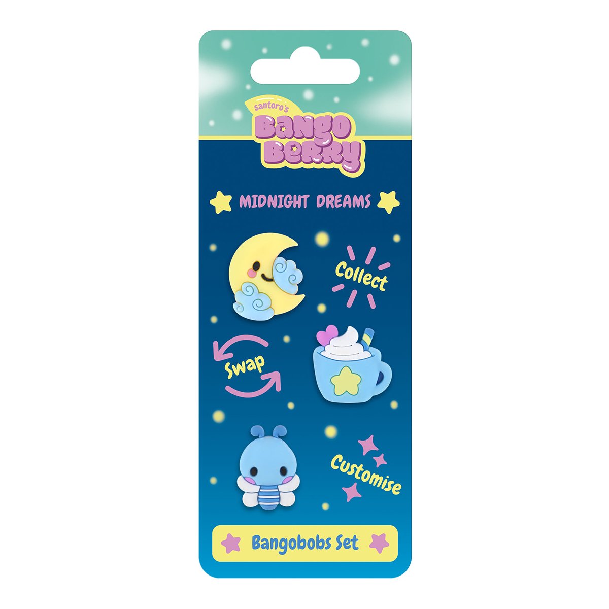 Set 3 accesorii Bangobobs, Bangoberry, Midnight Dreams