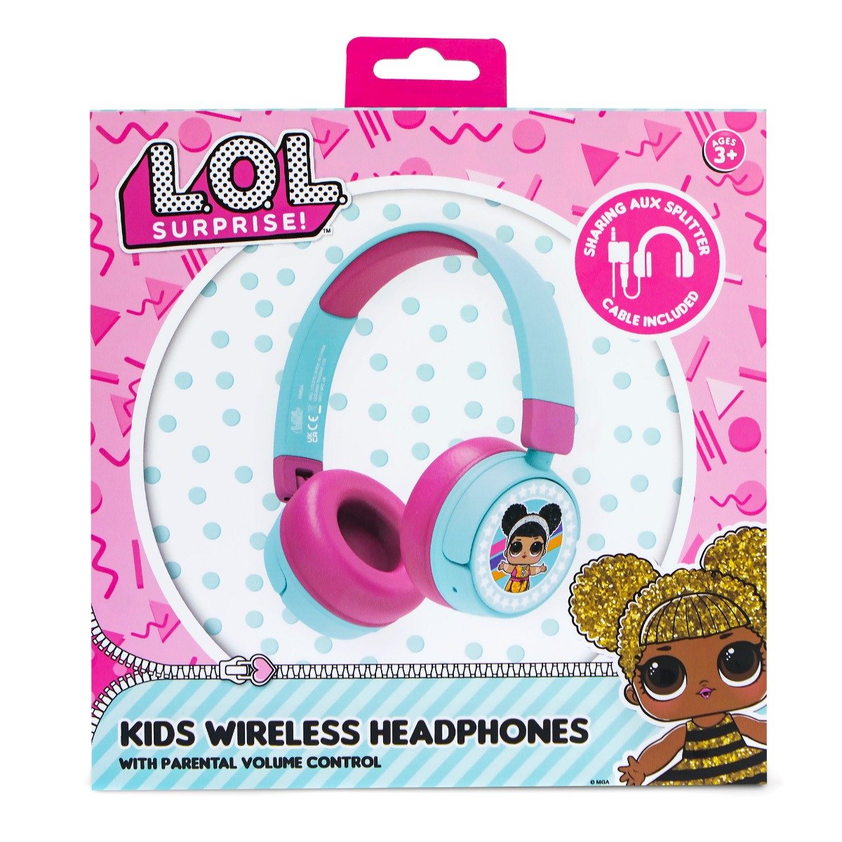 Casti wireless, OTL, On-ear, LOL Surprise