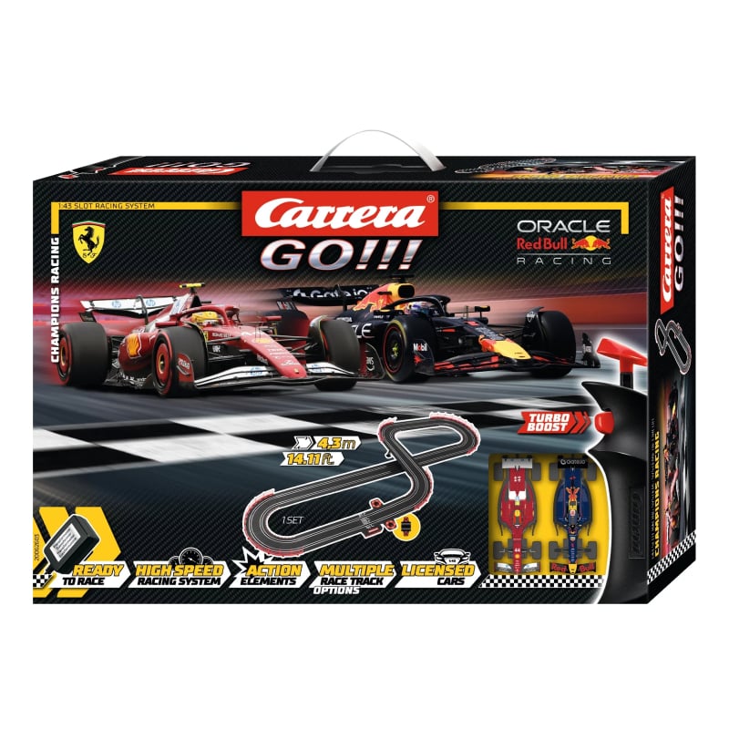 Set pista de curse cu 2 masinute, Carrera, Champions Racing