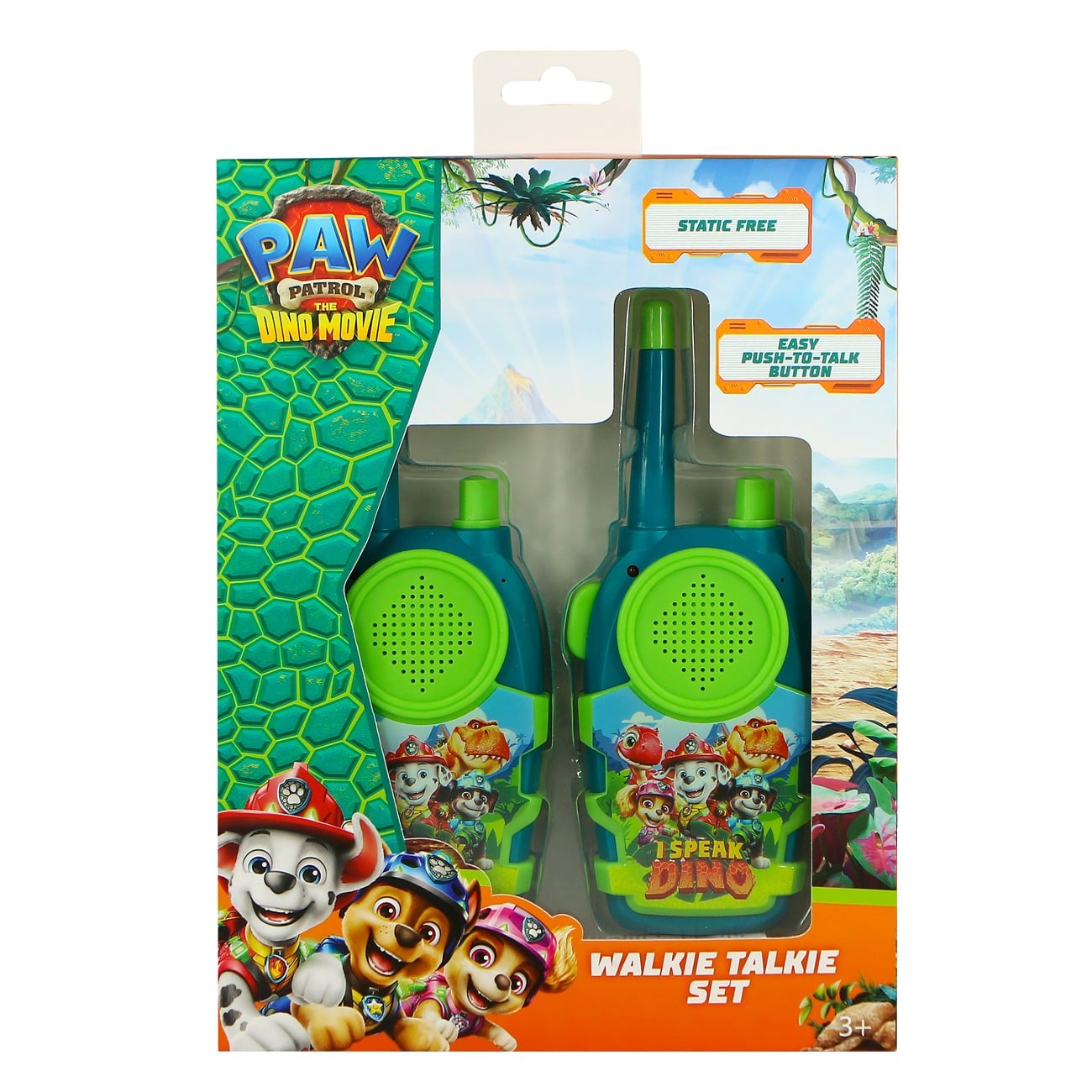 Set walkie talkie, OTL, Paw Patrol the Dino Movie