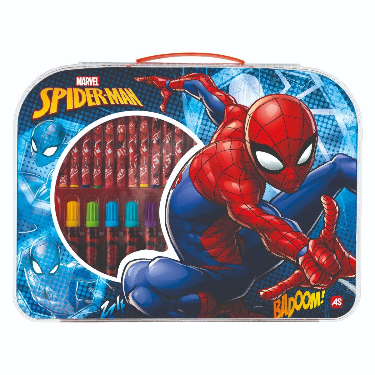Set pentru desen in gentuta, Art Case, Marvel Spiderman