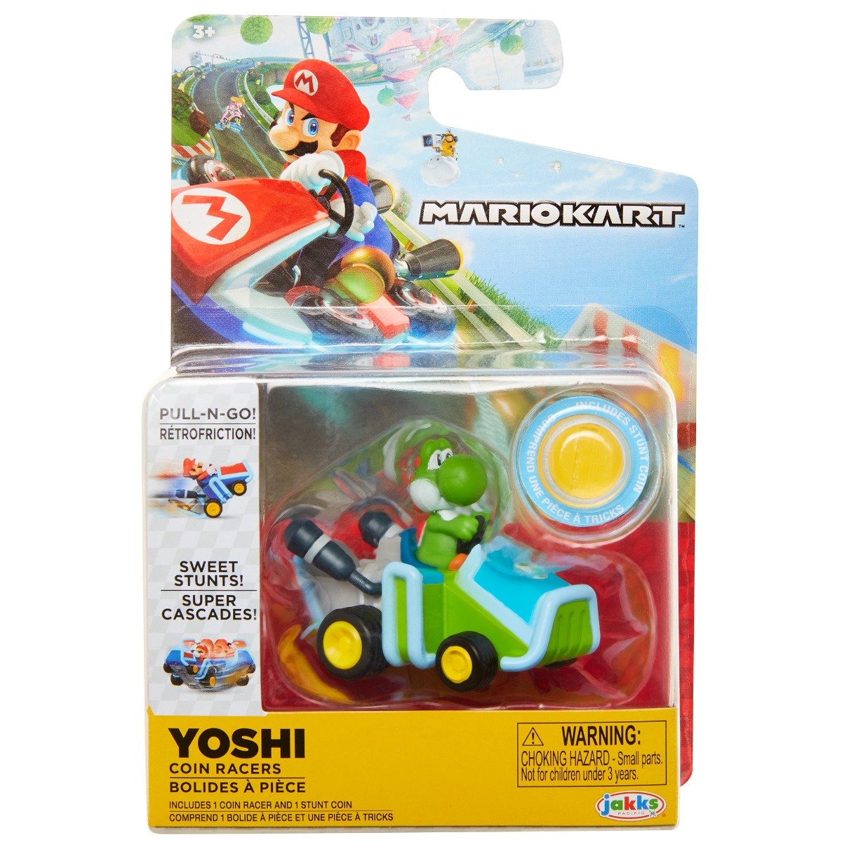 Figurina cu masinuta, Mario Kart, Dinozaurul Yoshi
