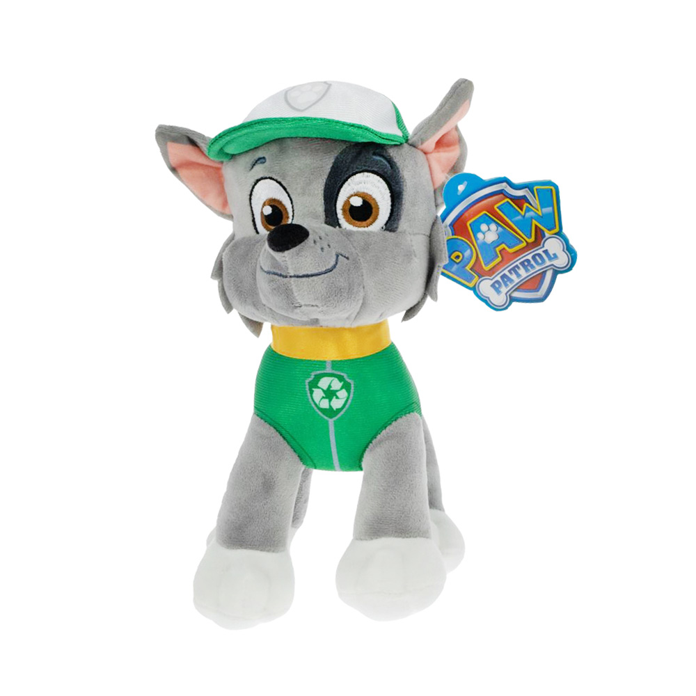Jucarie din plus Rocky Classic, Paw Patrol, Play by Play, 26 cm