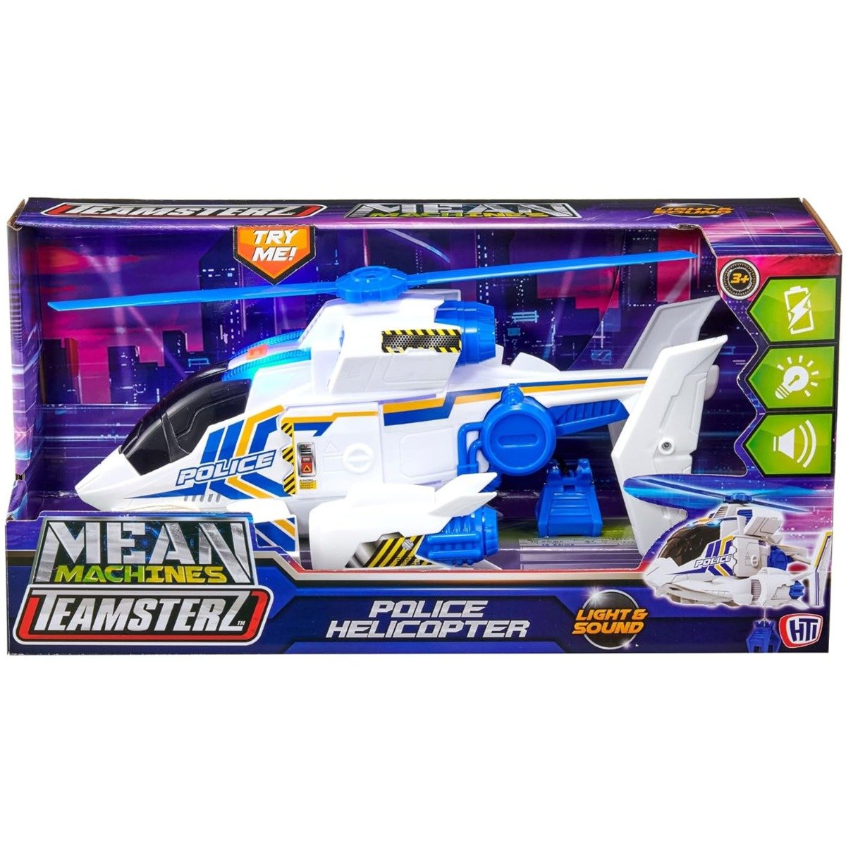 Elicopter cu lumini si sunete Teamsterz Mean Machines Police