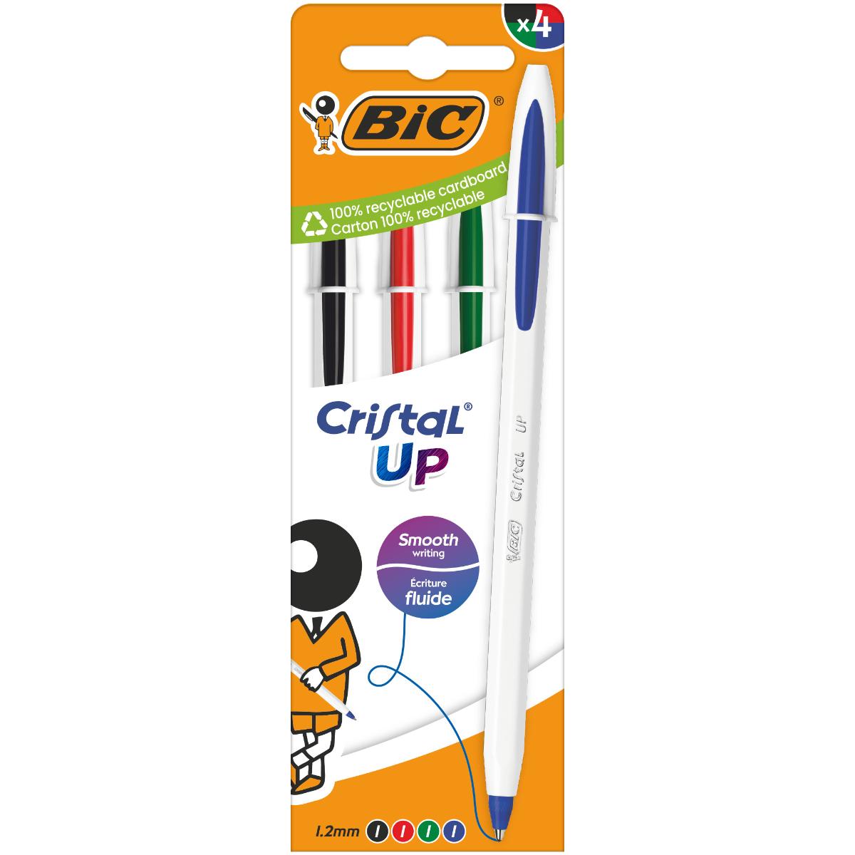 Set 4 pixuri, Bic, Cristal Up, 1,6 mm
