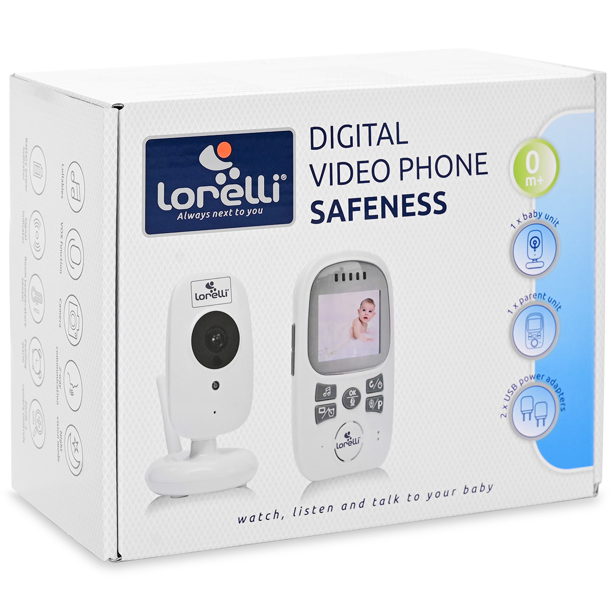 Camera supraveghere bebelusi Lorelli Safeness, audio, video, wireless Sisteme de monitorizare 2023-09-25 3