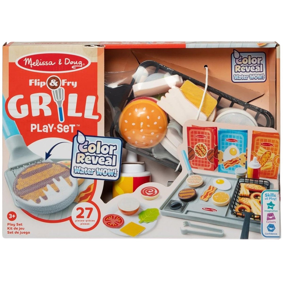 Set de joaca, Melissa & Doug, Flip And Fry, 27 piese, 6074893