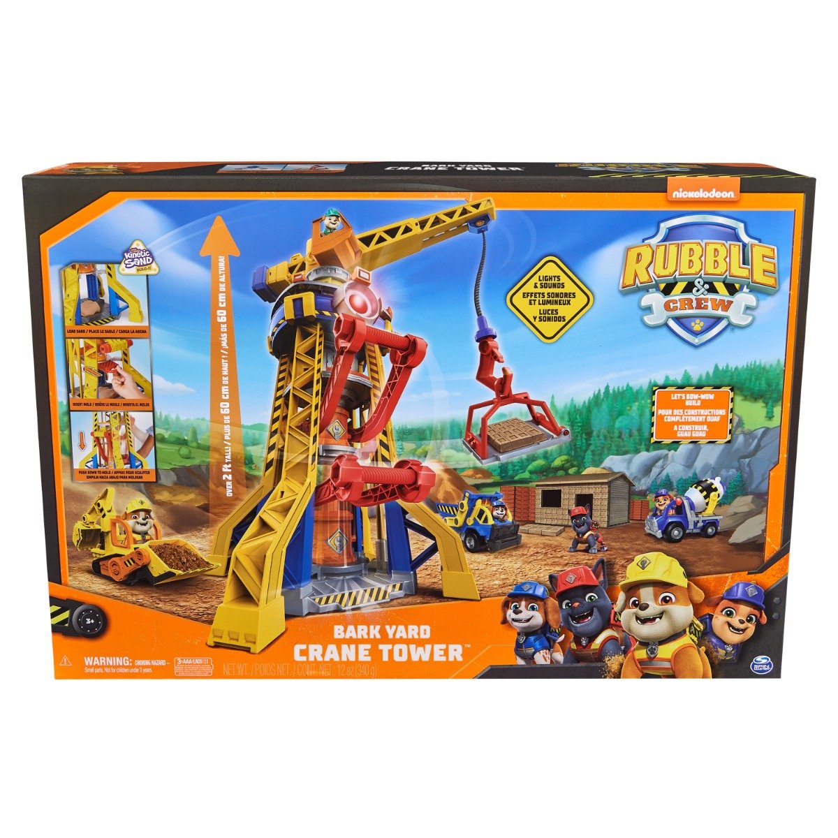 Set de joaca cu macara si figurina, Rubble&Crew, Crane Tower, 6067494