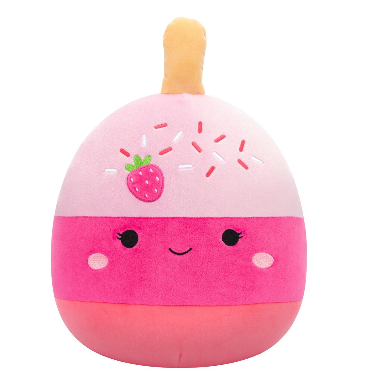 Jucarie de plus, Squishmallows, Capsunica Pama, 30 cm