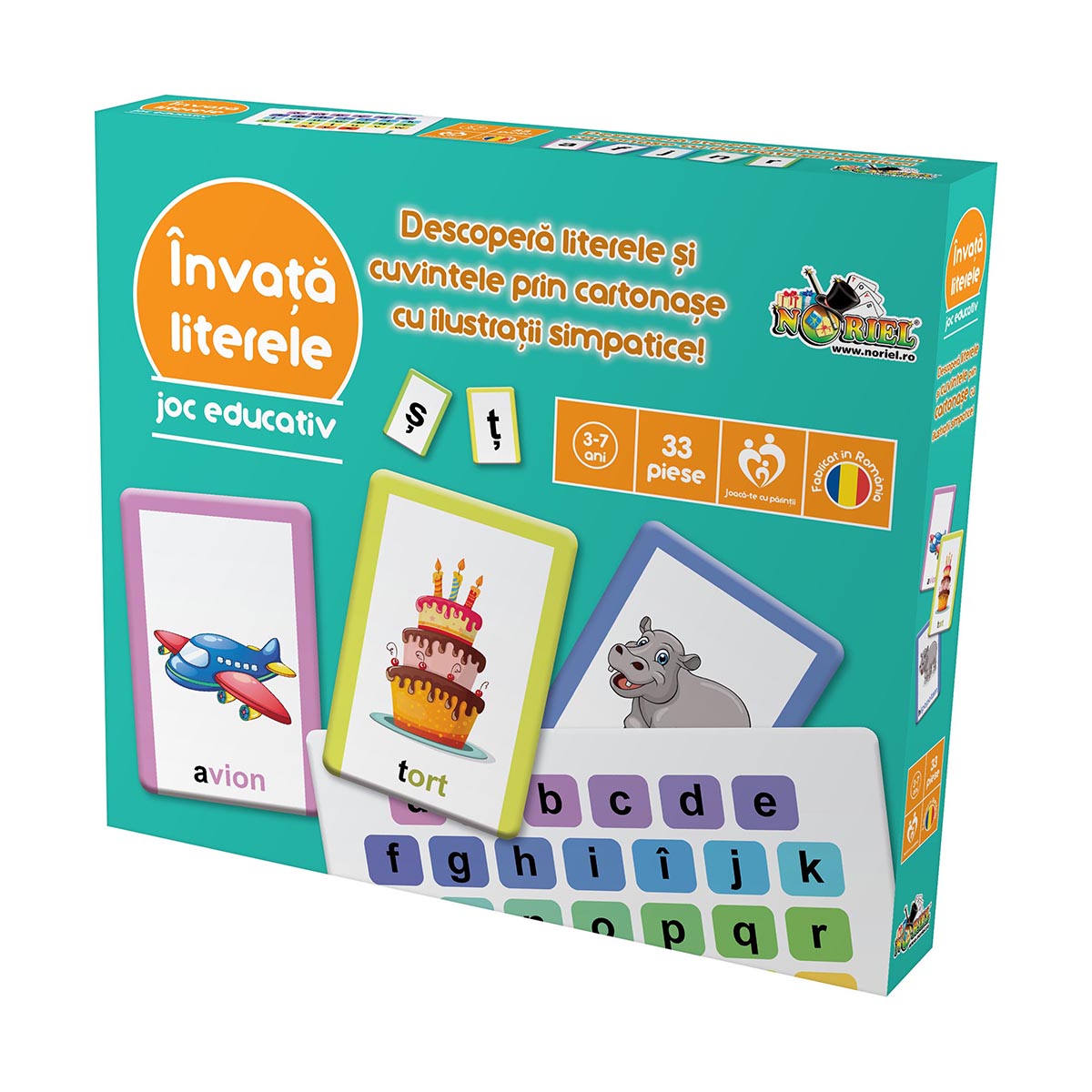 Joc educativ noriel - invata literele