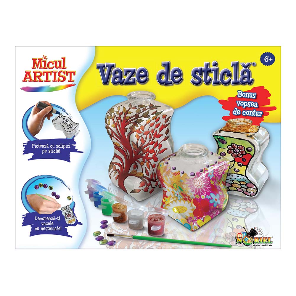 micul artist - vaze de sticla